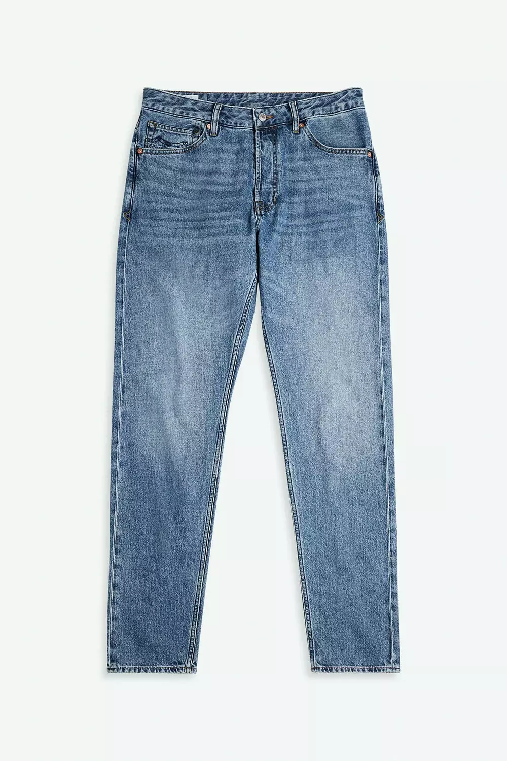 Kings Of Indigo Addo Atria Mid Used Jeans Tapered Leg Herren blau 
